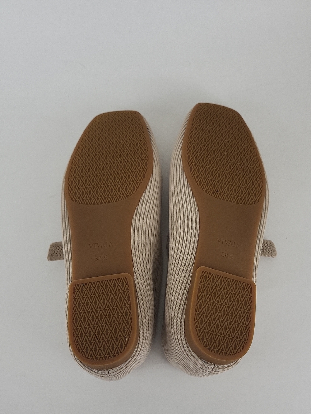Vivaia Square-Toe Mary Janes Margot Flats in Almond Size US 7.5 / EU 38.5 - Picture 11 of 12